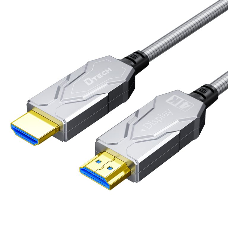 DTECH 4K Version 2.0 Cable 15m 20m 25m 30m Support HDCP2.2 Armored 4K@60Hz eARC AOC Fiber Optic HDMI Cable