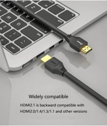 DTECH DT-H203 HDMI Cable, 8K @ 60Hz / 4k @ 120Hz Resolution, 48Gbps Bandwidth