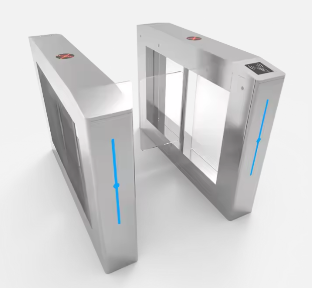 TDZ Security Swing Barrier Outdoor Turnstile Gate Face Recognition Access Control QR for School Office