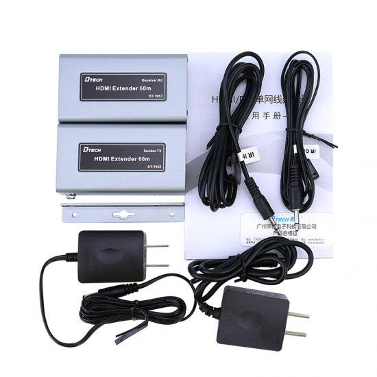 DTECH DT-7053 HDMI Single Cat5e/6 Extender 60m