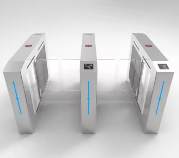 TDZ Security Swing Barrier Outdoor Turnstile Gate Face Recognition Access Control QR for School Office