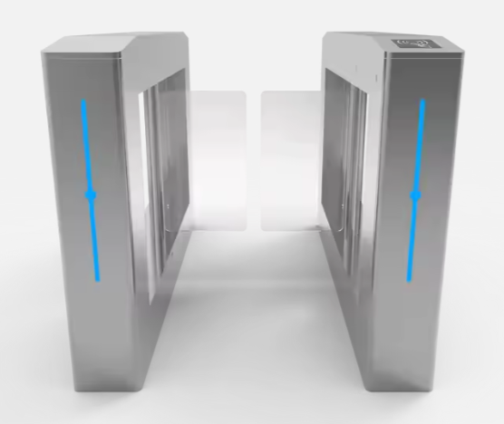 TDZ Security Swing Barrier Outdoor Turnstile Gate Face Recognition Access Control QR for School Office