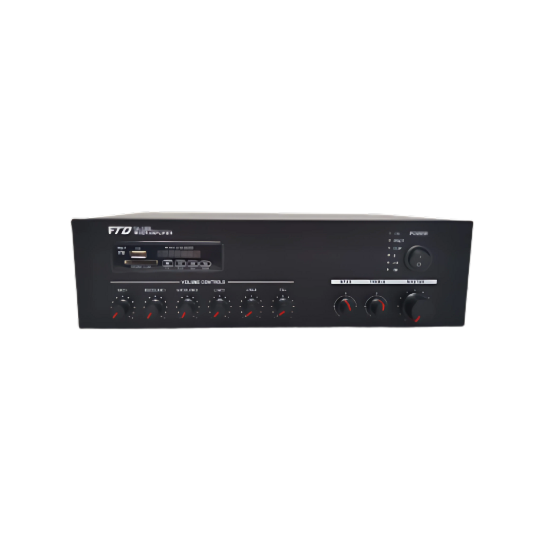 120W Compact Mixer Amplifier with Mp3 & FM 3 Mic 2 Aux FA-120E
